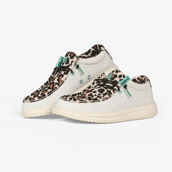 White Leopard Camp Shoe [Size 9]