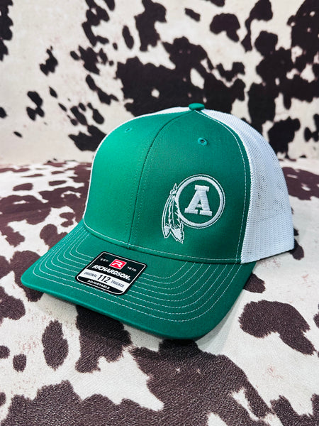Circle A Hat [Green&White]