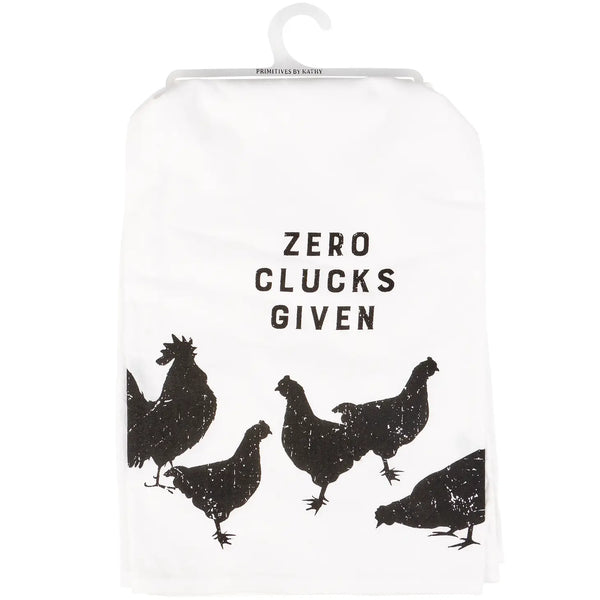 Zero Clucks Given Kitchen Towel